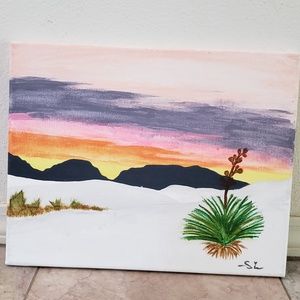 Acrylic canvas painting